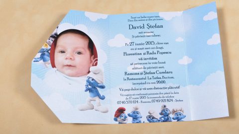 Invitatii de botez pentru o petrecere de exceptie!